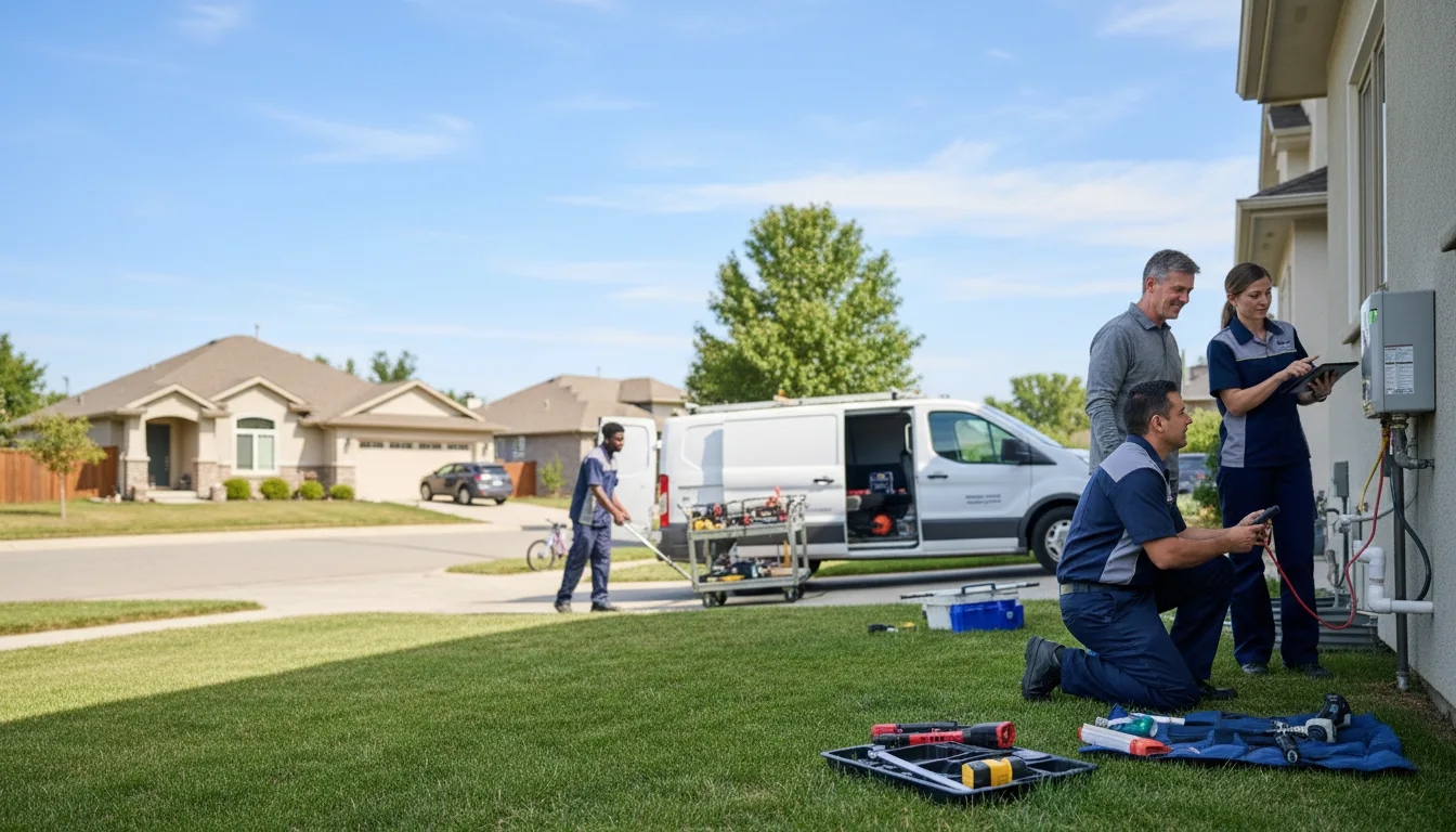 Tankless water heater service in Progreso, TX